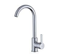 Rubinetto da Cucina Rubinetto per lavello da Cucina in Rame Miscelatore Acqua Calda Maniglia Singola Girevole Galvanotecnica Snodo Singolo