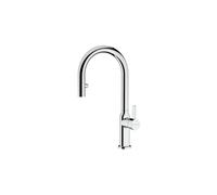 Rubinetto da cucina Teka Oval 9382, caño retrattile, monocomando, cromato, 3/8"