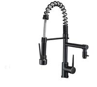 Rubinetto da cucina, tira il rubinetto del lavello della cucina mixer a acqua fredda con doppio ponte monte morso jb w -w -holdhold rubinetti