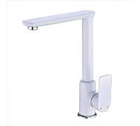 Rubinetto da Cucina Tutto in Rame Lavabo Miscelatore Acqua Calda e Fredda Rubinetto per lavello da Cucina Superiore Senza Piombo Maniglia Singola 7 Tipi con aeratore a snodo Singolo