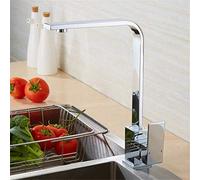 Rubinetto da cucina tutto in rame Rubinetto for lavabo da bagno retrò nero Rubinetto for lavello da cucina tutto in rame Semplice rubinetto rotante Miscelatore for acqua calda e fredda Rubinetto dorat