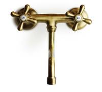 Rubinetto da esterno a parete in ottone attacco 1/2" Bronzato
