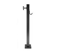 Rubinetto da esterno a pavimento, Freestanding Outdoor Garden Faucet Silver And Black 23.6-37.4in(Black,37.4in/95cm)