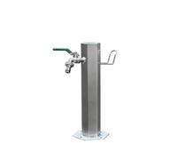 Rubinetto da esterno a pavimento, Stainless Steel Freestanding Outdoor Faucet With Decorative Fountain Multiple Sizes(50x20.5cm/19.7x8.1in)