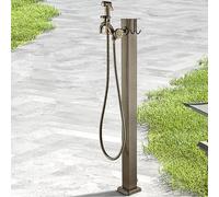 Rubinetto da esterno a pavimento, Vintage Outdoor Faucet Garden Hydrant with Water Pipe 80/96cm 32/38in(80cm/32in)