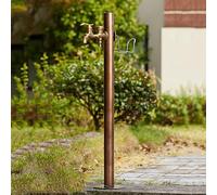 Rubinetto da esterno antigelo, colonna d'acqua da giardino, con rubinetto e pistola a spruzzo per lavaggio auto e irrigazione