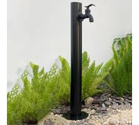 Rubinetto da esterno in acciaio inossidabile 304 - Colonna d'acqua verticale da giardino, supporto per tubo autoportante, rubinetto dell'acqua resistente a pavimento, elegante caratteristica fontana