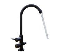 Rubinetto da esterno in ottone per giardino Colonna d'acqua Commerciale Rubinetto per lavello da cucina antigelo Rubinetto per acqua fredda per Bar con interruttori a doppia valvola separata
