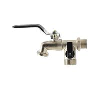 Rubinetto Da Esterno Rubinetto da giardino esterno 1 ingresso 2 uscite antigelo con doppio nipplo in ottone colore blu rubinetto for acqua attrezzi per il Giardino(Color-A)