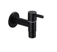 Rubinetto da Esterno Rubinetto Da Giardino Esterno In Acciaio Inox, Colore Nero, For Lavatrice, For Cisterna Dell'acqua, Ricambio(Color 2)