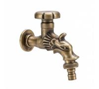 Rubinetto da Giardino Antico Decorativo, style to 1 | , Rubinetto da Giardino con Attacco Tubo, Resistente Corrosione, per Patio