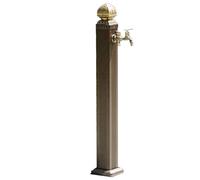 Rubinetto da giardino autoportante in stile retrò, resistente, con protezione antigelo, colonna d'acqua verticale, fontana decorativa per cortile, giardino e prato
