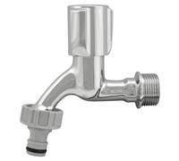 Rubinetto da giardino da 3/4 pollice, valvola esterna in ottone cromato, conness