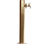 Rubinetto da giardino in acciaio inossidabile, Freestanding, rubinetto for colonna d'acqua, lavaggio for irrigazione del cortile, giallo, dimensioni multiple(20.5 * 10.5 * 86cm)