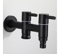Rubinetto da giardino in rame nero premium con stile fresco e lunghezza estesa