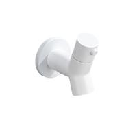 Rubinetto da giardino per esterni, rubinetto dell'acqua fredda a parete con aeratore a maniglia singola ad apertura rapida e finitura cromata G1/2, perfetto per la pulizia della piscina e l'uso