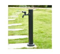 Rubinetto da giardino verticale in acciaio inossidabile resistente - Rubinetto per acqua a colonna quadrata per la decorazione del cortile, uso esterno e lavaggio auto - Design elegante e re