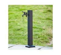 Rubinetto da giardino verticale in acciaio inossidabile resistente - Rubinetto per acqua a colonna quadrata per la decorazione del cortile, uso esterno e lavaggio auto - Design elegante e re