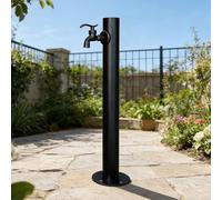 Rubinetto da giardino verticale per esterni, resistente e autoportante, per approvvigionamento idrico di camper e roulotte