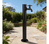 Rubinetto da giardino verticale per esterni, resistente e autoportante, per approvvigionamento idrico di camper e roulotte