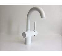 Rubinetto Da Lavabo Bianco, Miscelatore Monocomando, Girevole, Nuovo, Cornwall