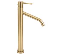 Rubinetto Da Lavabo Rea Level Brush Gold High