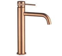 Rubinetto Da Lavabo Rea Lungo Grip Brush Copper High