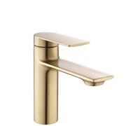 Rubinetto Da Lavabo Rea Storm Gold Brush Low