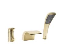 Rubinetto Da Vasca Rea Riven Brush Gold