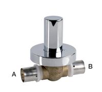 RUBINETTO D'ARRESTO A PRESSARE VALSIR 16X2 - 16X2