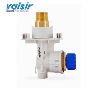 RUBINETTO D'ARRESTO CON RACCORDO IN OTTONE PER CASSETTA TROPEA S VALSIR