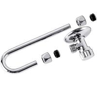 RUBINETTO D'ARRESTO KARIBA 300802 1/2" 3/8" CON TUBETTO A J