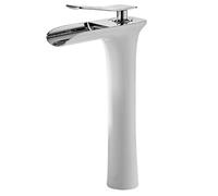 Rubinetto del bacino da controsoffitto Balcone mobile per bagno bacino di acqua calda e fredda, grigio LWX