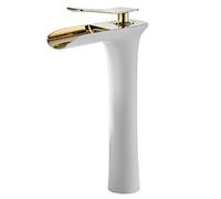Rubinetto del bacino da controsoffitto Balcone mobile per bagno bacino di acqua calda e fredda, grigio LWX