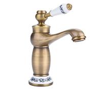 Rubinetto del Bacino Rubinetti Lavabo Bagno Rubinetto per Lavandino Cascata Rubinetto da Cucina Bagno Miscelatore Lavabo con Doccetta Estraibile Rubinetto Estraibile per Lavabo Cromato(Antique)