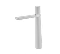 Rubinetto Del Bagno In Ottone Un Foro, Lavandino In Maniglia Singola, Bacino for, Bianco A(White D)