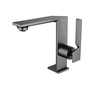 Rubinetto del rubinetto del lavandino in ottone del tazzine del bacino, mixer per colpischi per colpistica per colpistica per rimozione del tazzine del tazzine del tazzino a sola maniglia a foro