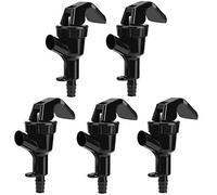 Rubinetto della Birra, 5 pezzi di Plastica Spremere Rubinetto Picnic Rubinetto Dispenser Liquido Rubinetto Birra Alla Spina Homebrew (Nero)