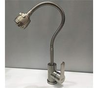 Rubinetto della Cucina Miscelatore Universale per Acqua Calda E Fredda Rubinetto Rotante Valvola Miscelatrice per Lavastoviglie in Acciaio Inossidabile 304,Q