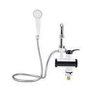 Rubinetto della Temperatura, Rubinetto Elettrico da 220 V con Scaldacqua Istantaneo e Dispositivo Doccia da 3000 W Riscaldatore da Cucina, Distributore Istantaneo di Acqua Calda e(Regolamenti europei)