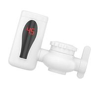 Rubinetto dell'acqua calda istantanea, scaldabagno istantaneo senza serbatoio, con display LED digitale e 2 modalità girevole, per cucina, lavabo aree esterne, appartamenti piccoli