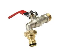 Rubinetto dell'acqua da 1/2 pollice, valvola a sfera, presa d'acqua giardino, rubinetto esterno, attrezzature for l'irrigazione, raccordo for serbatoio per rubinetti esterni