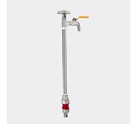 Rubinetto dell'acqua da esterno per fontana da giardino, soluzione di collegamento delle acque sotterranee, ideale per giardini, fattorie e cortili
