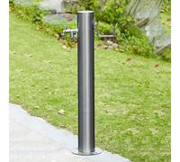 Rubinetto dell'acqua da giardino autoportante, supporto per tubo da esterno, idrante da giardino per irrigazione e lavaggio del cortile