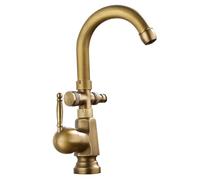 Rubinetto dell'acqua da giardino per esterni, girevole a 360°, in ottone, resistente alle intemperie, montaggio a terra, perfetto per terrazze e cortili, durevole e resistente al vento e all'acqua