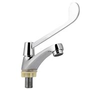 Rubinetto Dell'Acqua della Medicina Della Maniglia Lunga, G1/2in Rubinetto Singolo del Bacino Dell'Acqua Fredda, in Copper, Rubinetti per Lavandini per Ospedale e Laboratorio