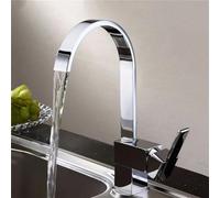 Rubinetto Dell'Acqua Di Rotazione 360 Gradi Del Miscelatore Del Lavandino Della Cucina Calda e Fredda, BLPOTA, Argento,