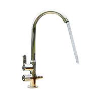 Rubinetto dell'acqua esterna in ottone per giardino commerciale lavello da cucina rubinetto antigelo per acqua fredda per bar con interruttori a doppia valvola e linea di alimentazione.