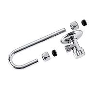 RUBINETTO DI ARRESTO 1/2" 3/8" CON TUBETTO A J Ricambio KARIBA 300802