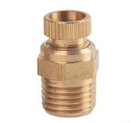 Rubinetto di drenaggio del compressore d'aria in ottone 1/4" NPT rubinetto di arresto per serbatoio dell'aria compressa umidità dissipazione dell'acqua valvola robusta industriale